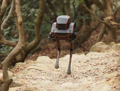 Bipedal Research Robot Powered by Diamond Batteries