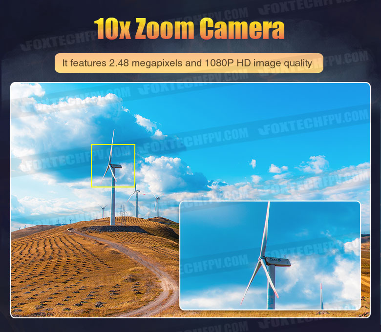 10x optical zoom camera